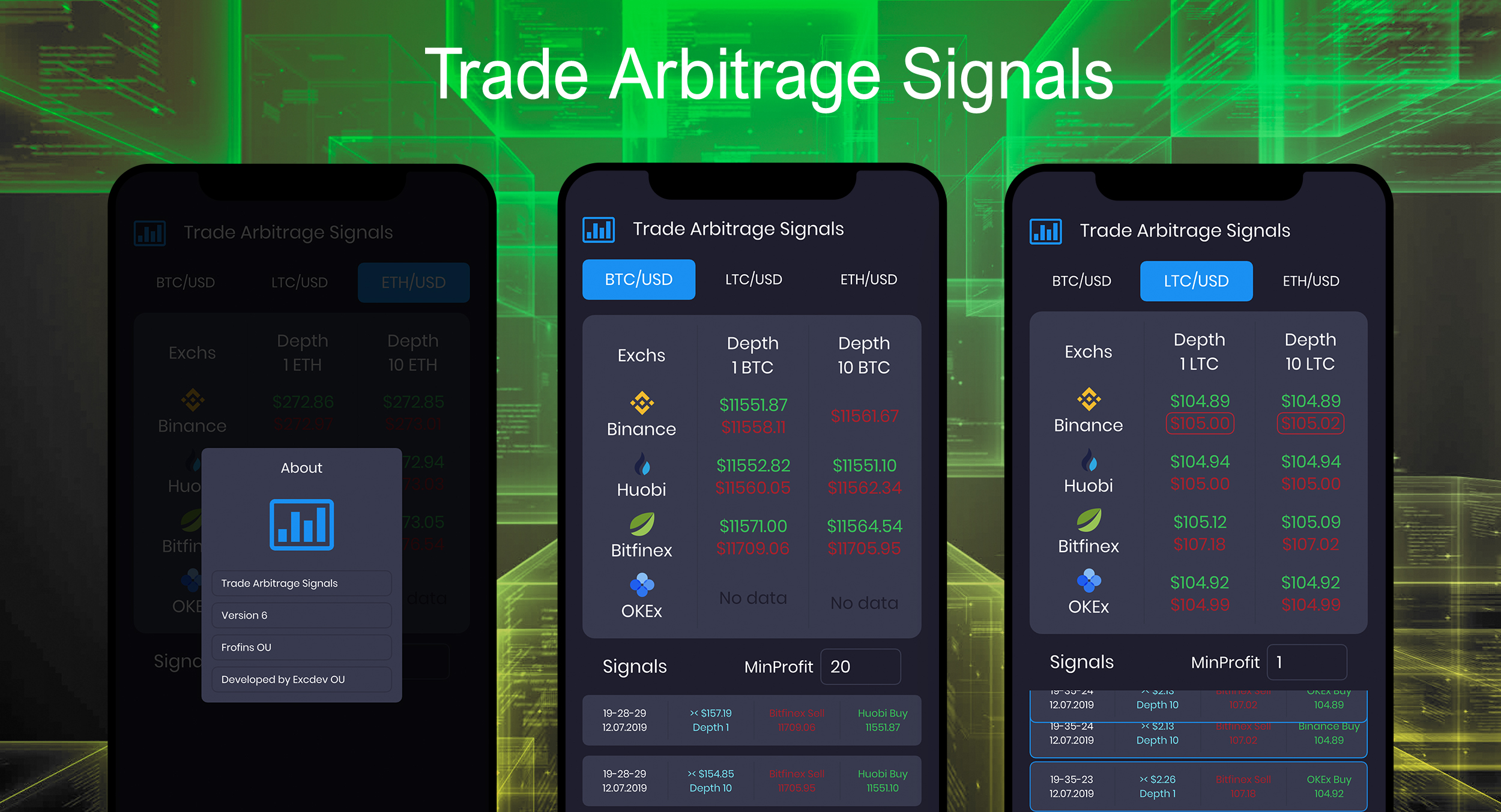 crypto arbitrage signals