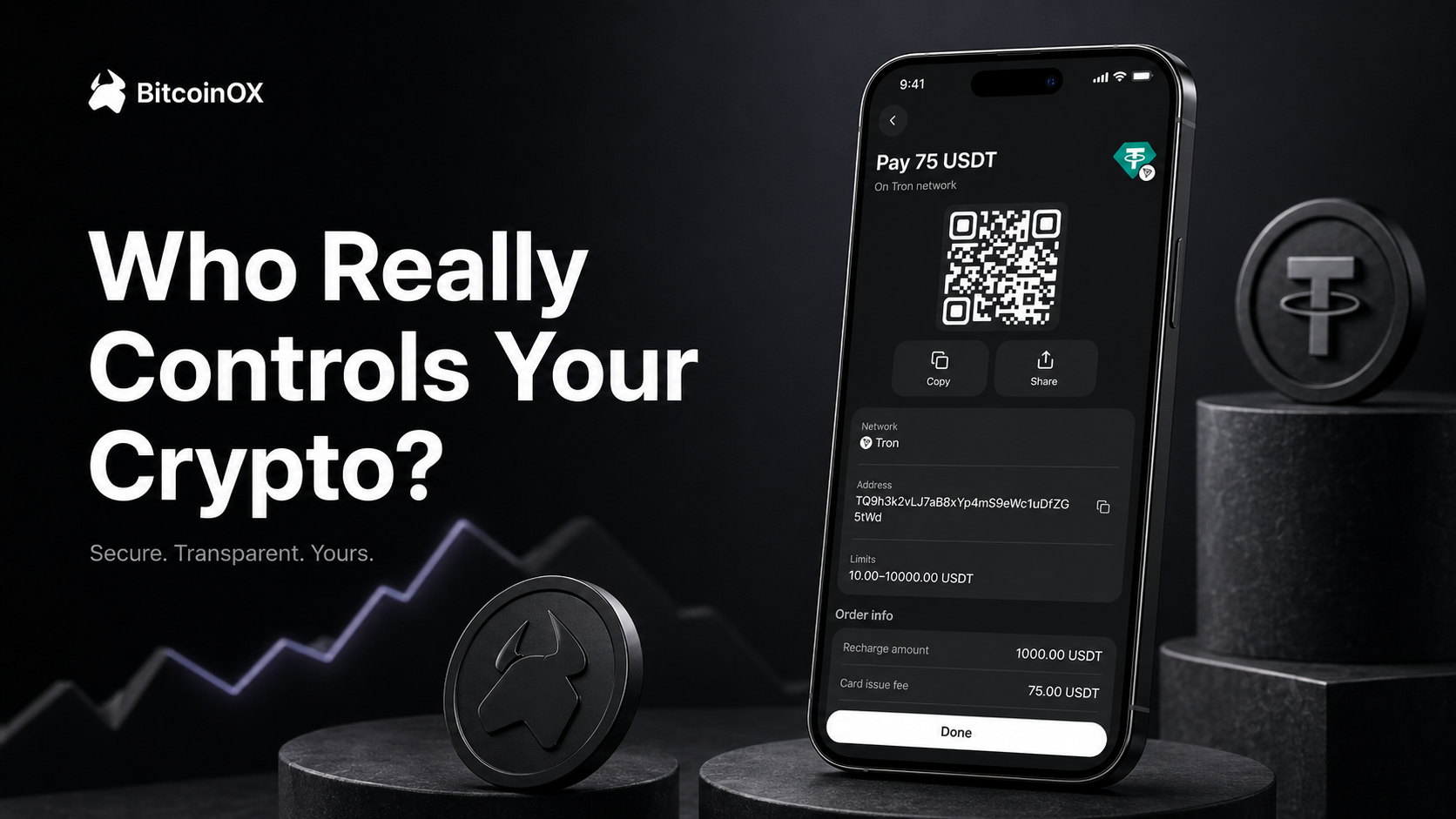 private key crypto wallet ownership BitcoinOX