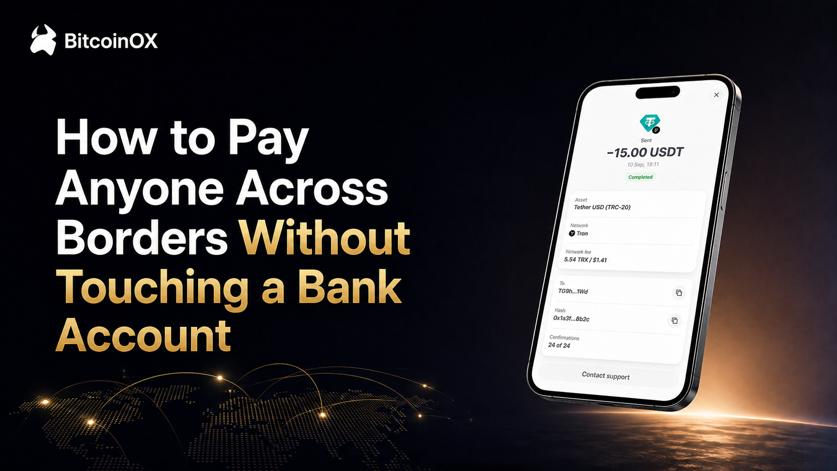 wallet to wallet crypto transfer using QR code
